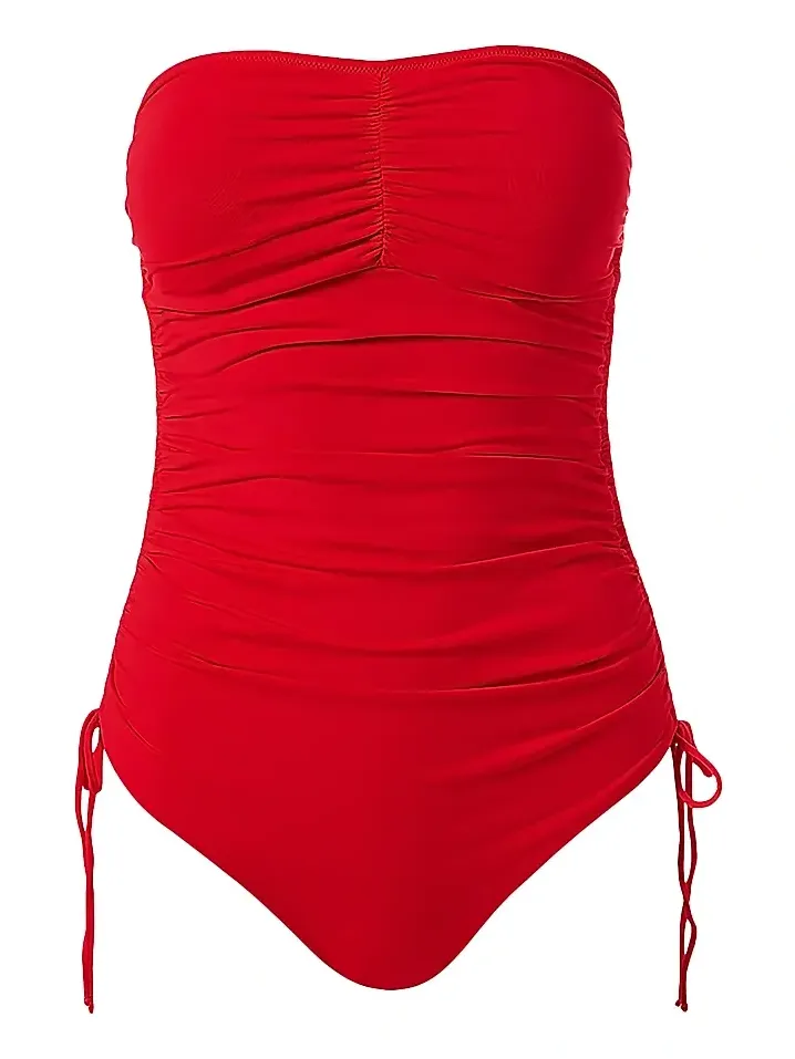 Women's Sydney Ruched Bandeau One-Piece Swimsuit