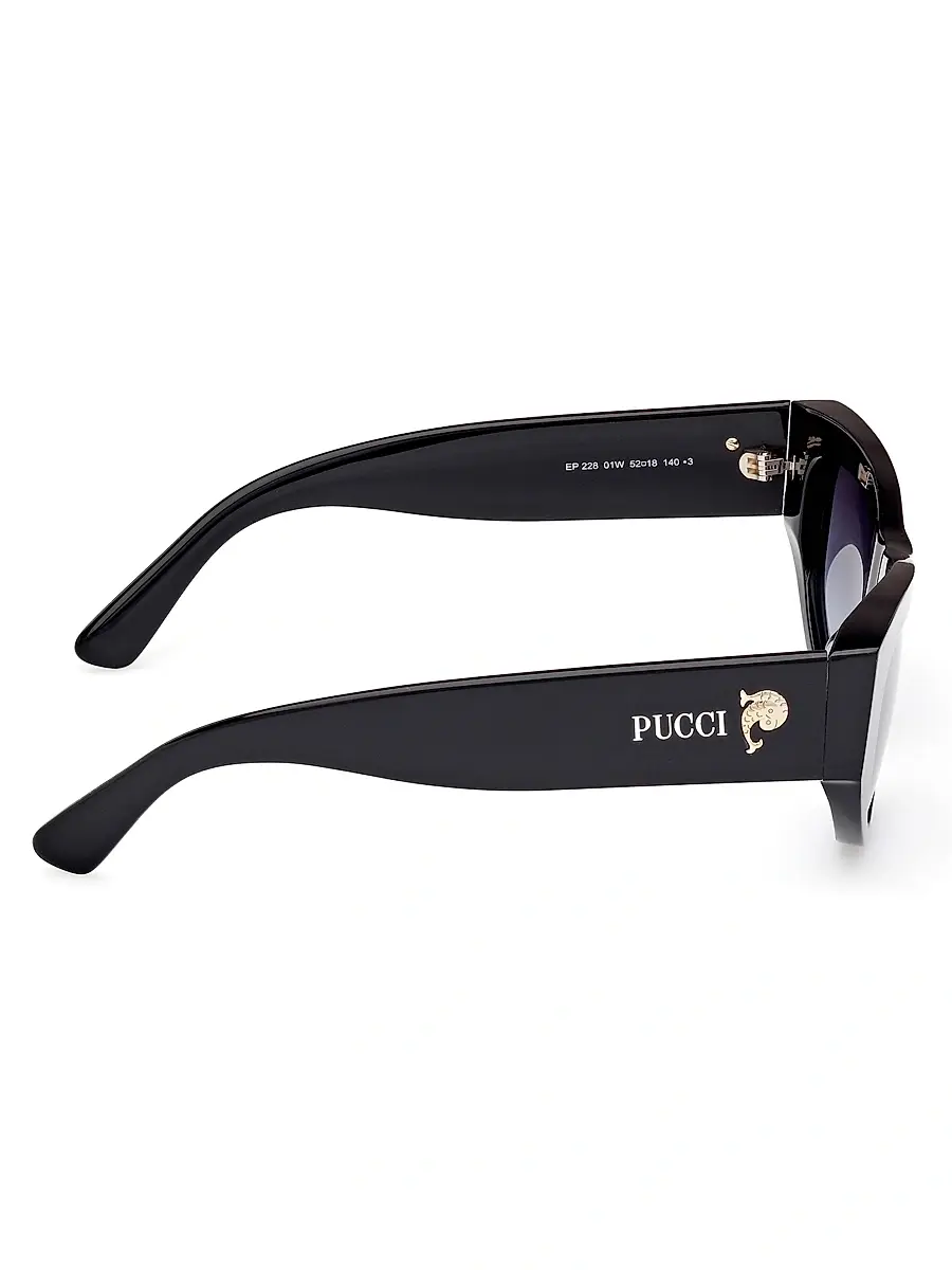PUCCI Women's Gradient 52MM Geometric Sunglasses | Thumbnail 7 PUCCI Women's Gradient 52MM Geometric Sunglasses | Thumbnail 7