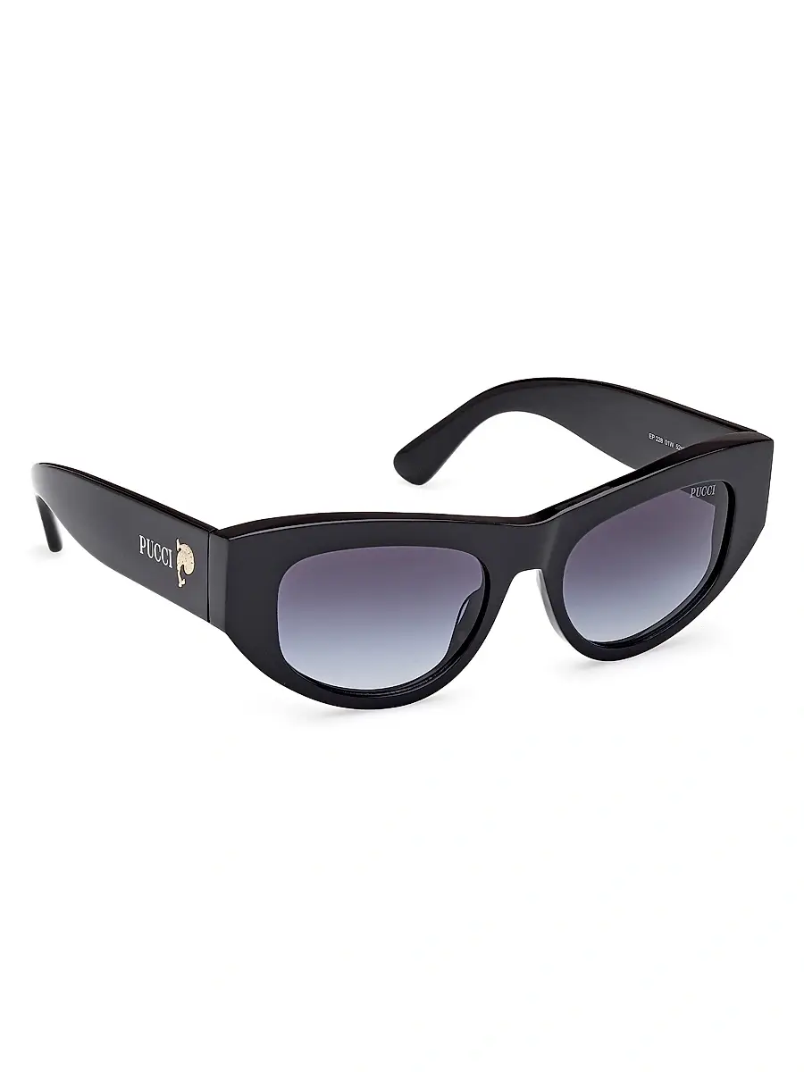 PUCCI Women's Gradient 52MM Geometric Sunglasses | Thumbnail 8 PUCCI Women's Gradient 52MM Geometric Sunglasses | Thumbnail 8