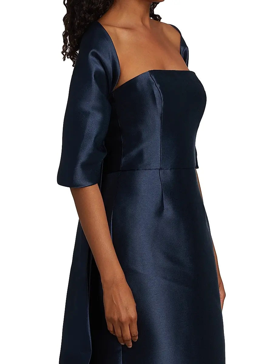 Amsale Women's Mikado Shoulder Wrap | Thumbnail 4