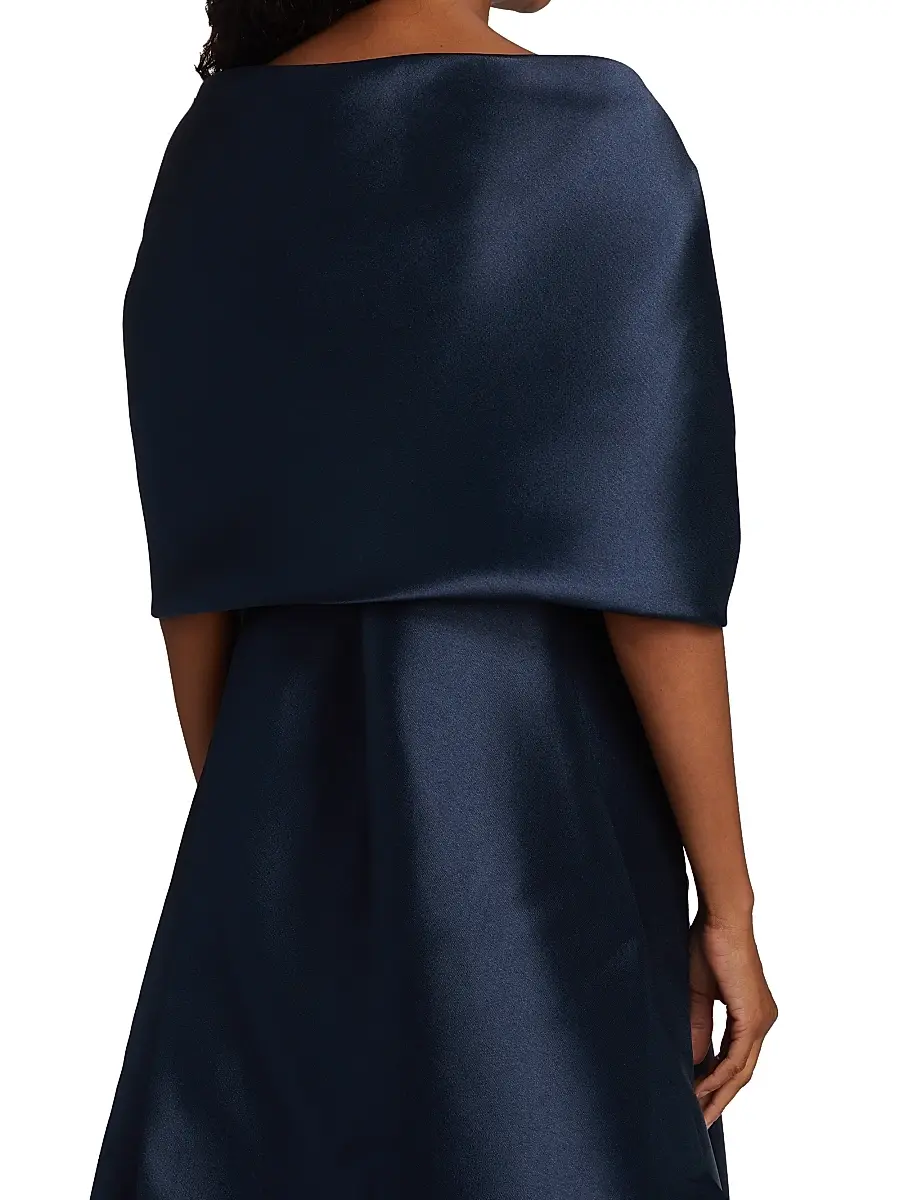 Amsale Women's Mikado Shoulder Wrap | Thumbnail 5