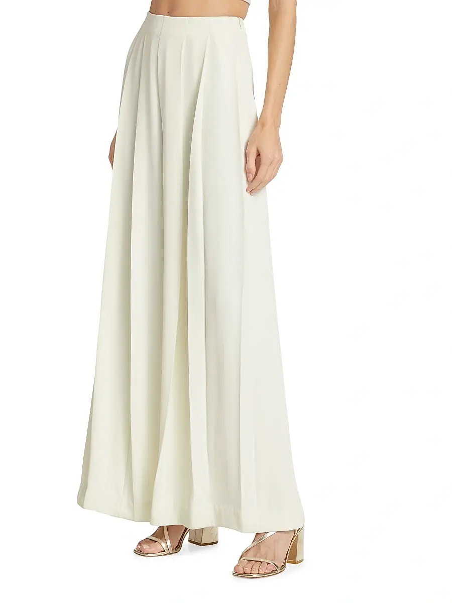 L'Agence Women's Nova Pleat Straight-Leg Pants | Thumbnail 4 L'Agence Women's Nova Pleat Straight-Leg Pants | Thumbnail 4