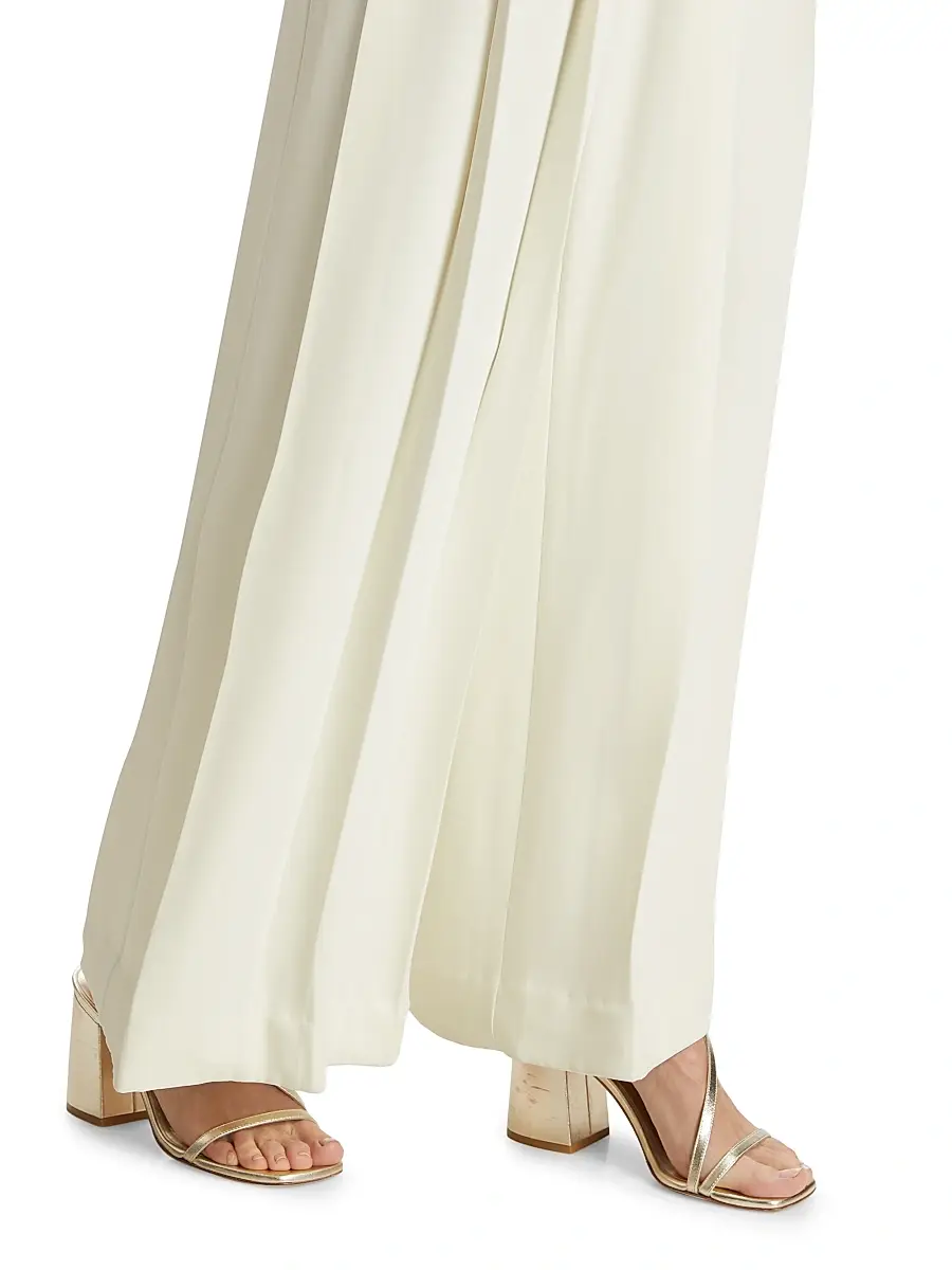 L'Agence Women's Nova Pleat Straight-Leg Pants | Thumbnail 6 L'Agence Women's Nova Pleat Straight-Leg Pants | Thumbnail 6