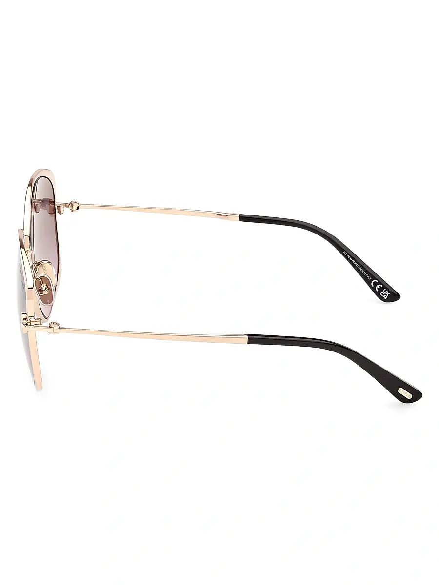 Tom Ford Women's Abbey 58MM Geometric Sunglasses | Thumbnail 3 Tom Ford Women's Abbey 58MM Geometric Sunglasses | Thumbnail 3