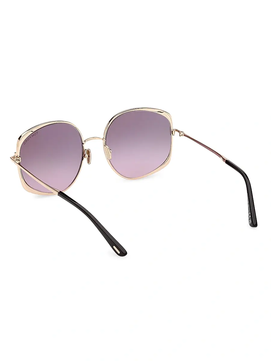 Tom Ford Women's Abbey 58MM Geometric Sunglasses | Thumbnail 4 Tom Ford Women's Abbey 58MM Geometric Sunglasses | Thumbnail 4