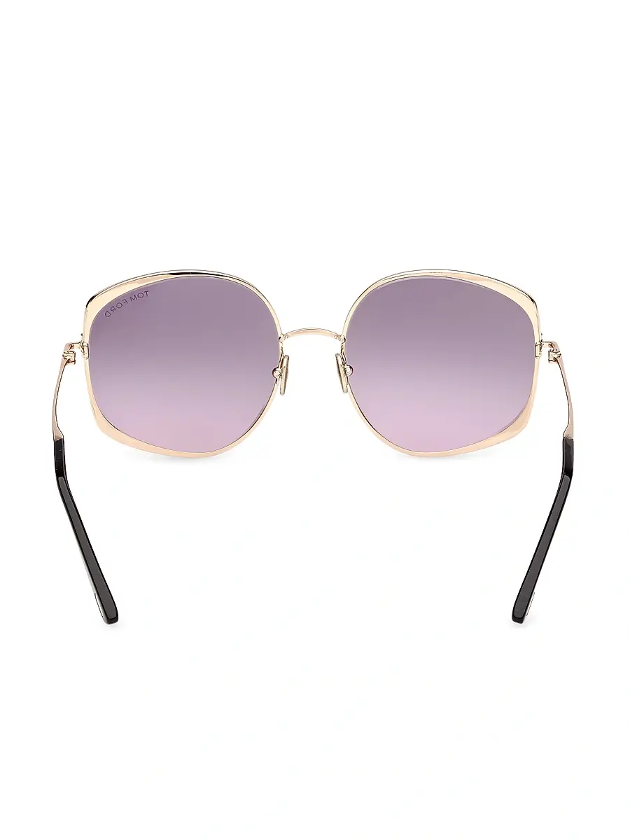 Tom Ford Women's Abbey 58MM Geometric Sunglasses | Thumbnail 5 Tom Ford Women's Abbey 58MM Geometric Sunglasses | Thumbnail 5