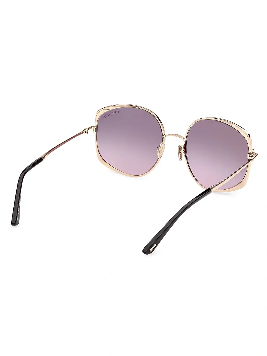 Tom Ford Women's Abbey 58MM Geometric Sunglasses | Thumbnail 6 Tom Ford Women's Abbey 58MM Geometric Sunglasses | Thumbnail 6
