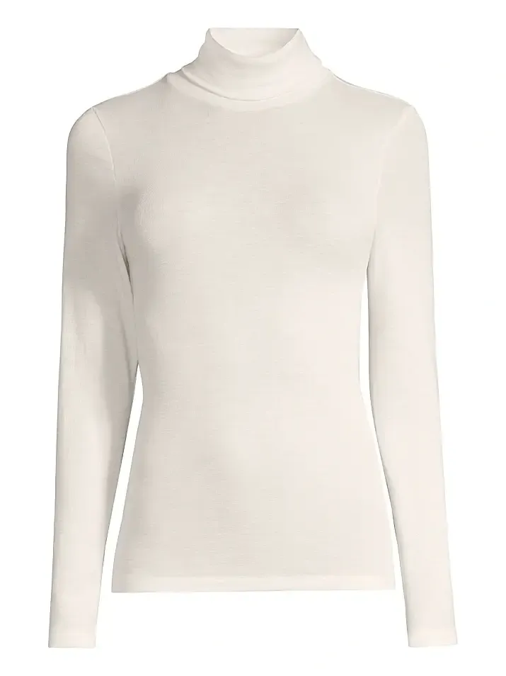Hanro Women's Wool & Silk Turtleneck Pullover