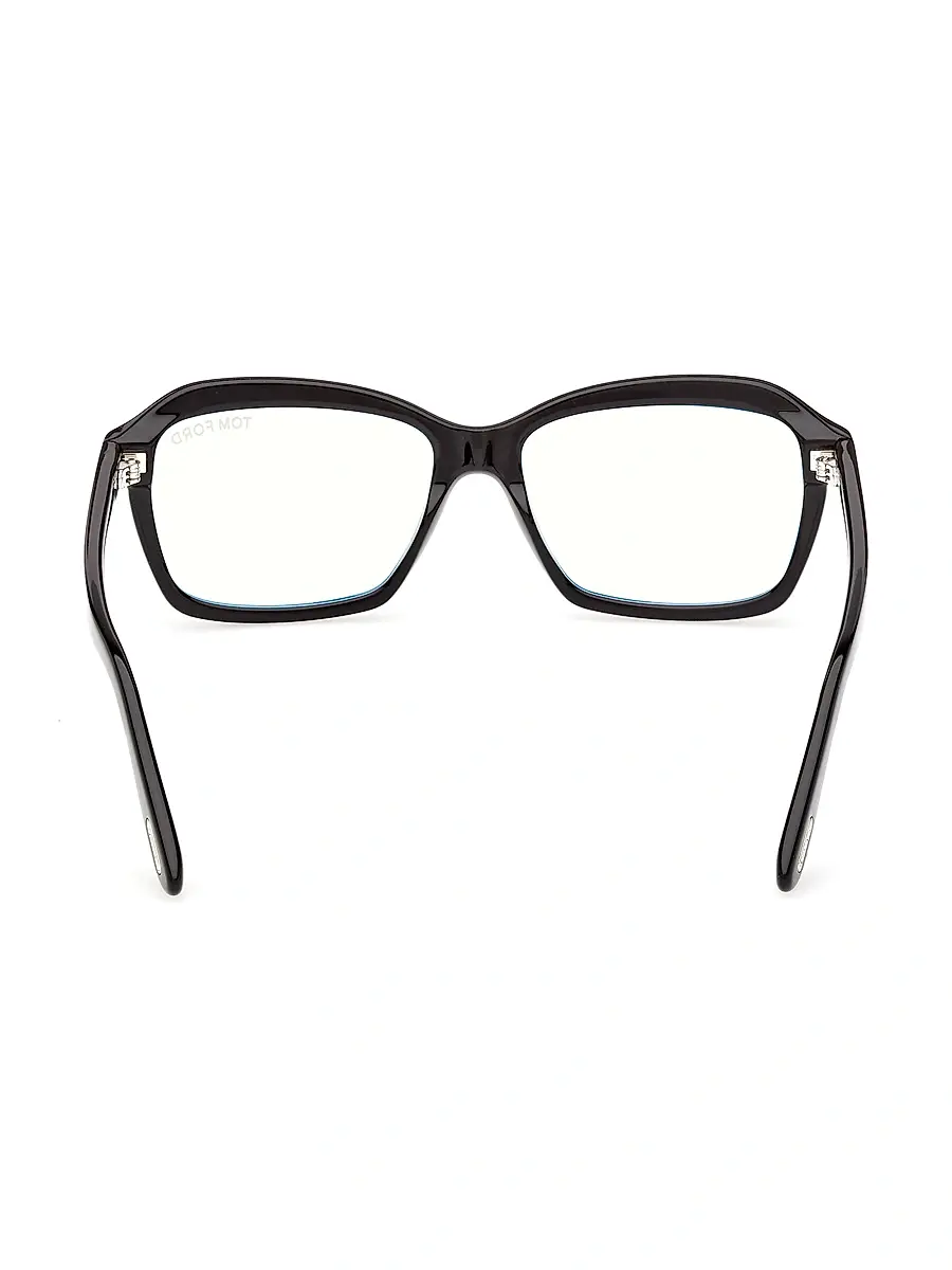 Tom Ford Women's 54MM Blue Block Rectangular Sunglasses | Thumbnail 5 Tom Ford Women's 54MM Blue Block Rectangular Sunglasses | Thumbnail 5