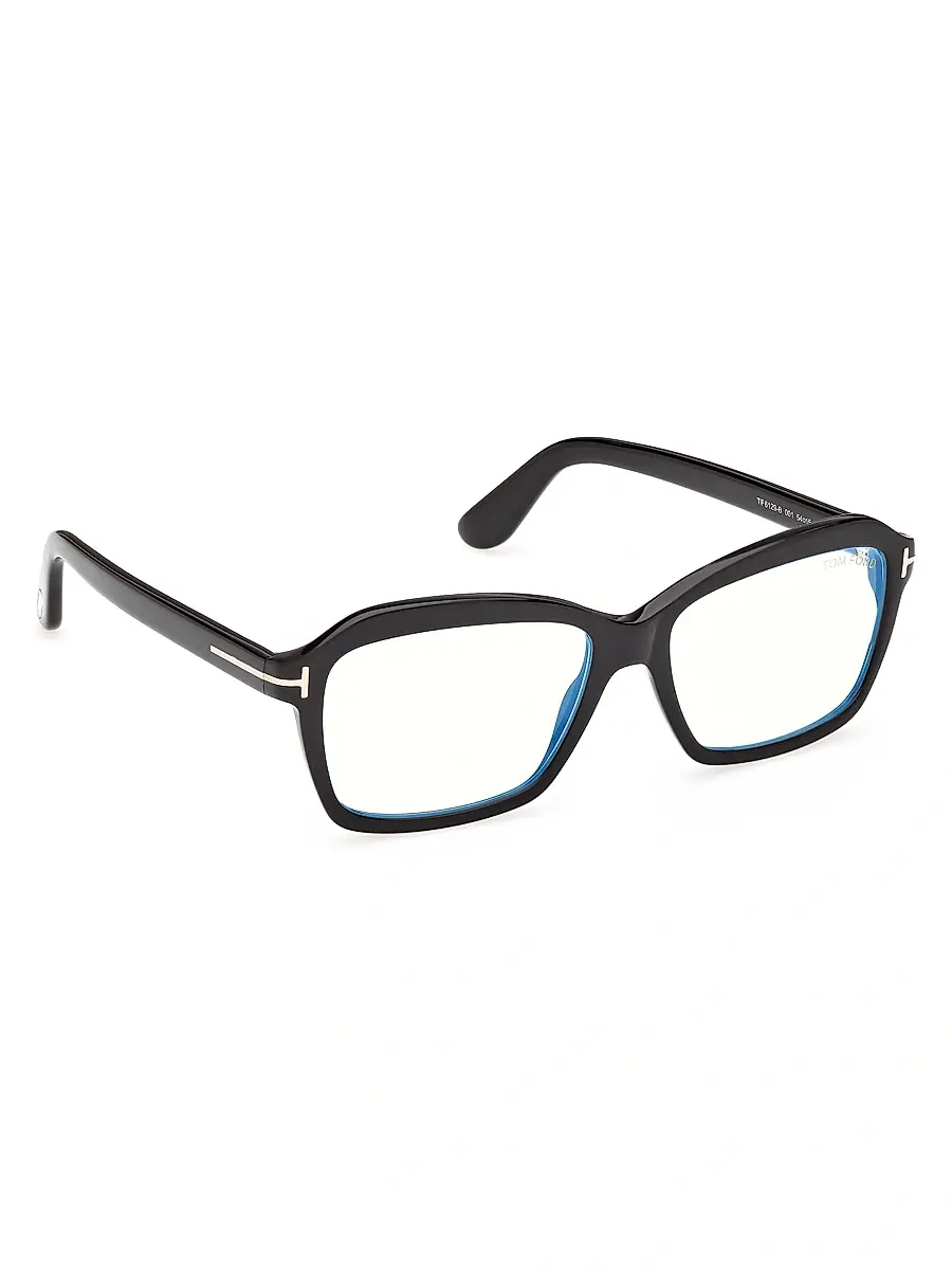 Tom Ford Women's 54MM Blue Block Rectangular Sunglasses | Thumbnail 8 Tom Ford Women's 54MM Blue Block Rectangular Sunglasses | Thumbnail 8