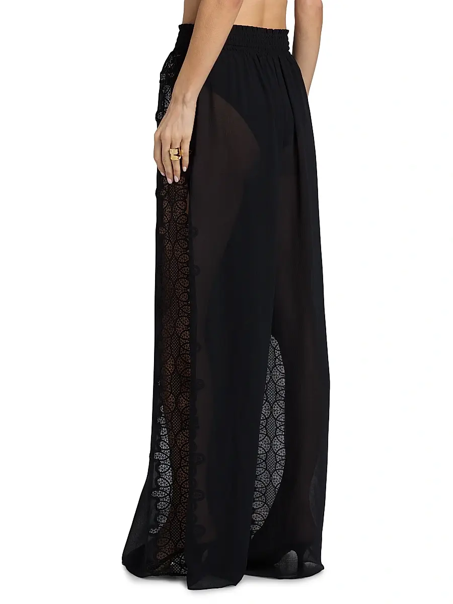 Ramy Brook Women's Athena Lace Wide-Leg Cover-Up Pants | Thumbnail 5 Ramy Brook Women's Athena Lace Wide-Leg Cover-Up Pants | Thumbnail 5