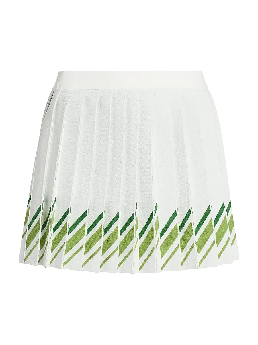 Tanya Taylor Women's Billie Pleared Tennis Miniskirt - | Image 1 Tanya Taylor Women's Billie Pleared Tennis Miniskirt - | Image 1