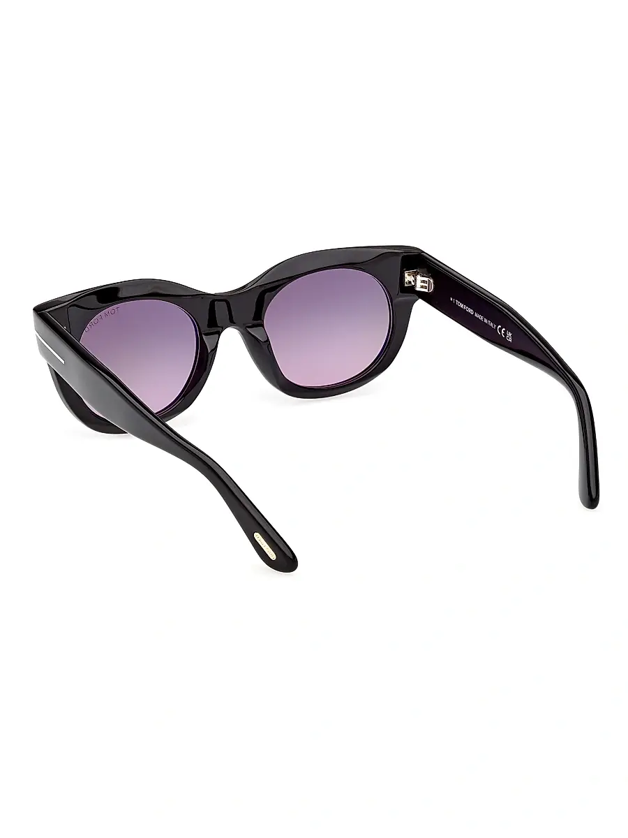 Tom Ford Women's Marine 50MM Round Sunglasses | Thumbnail 3 Tom Ford Women's Marine 50MM Round Sunglasses | Thumbnail 3