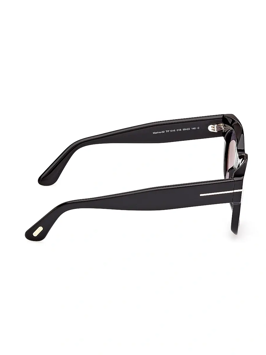 Tom Ford Women's Marine 50MM Round Sunglasses | Thumbnail 6 Tom Ford Women's Marine 50MM Round Sunglasses | Thumbnail 6