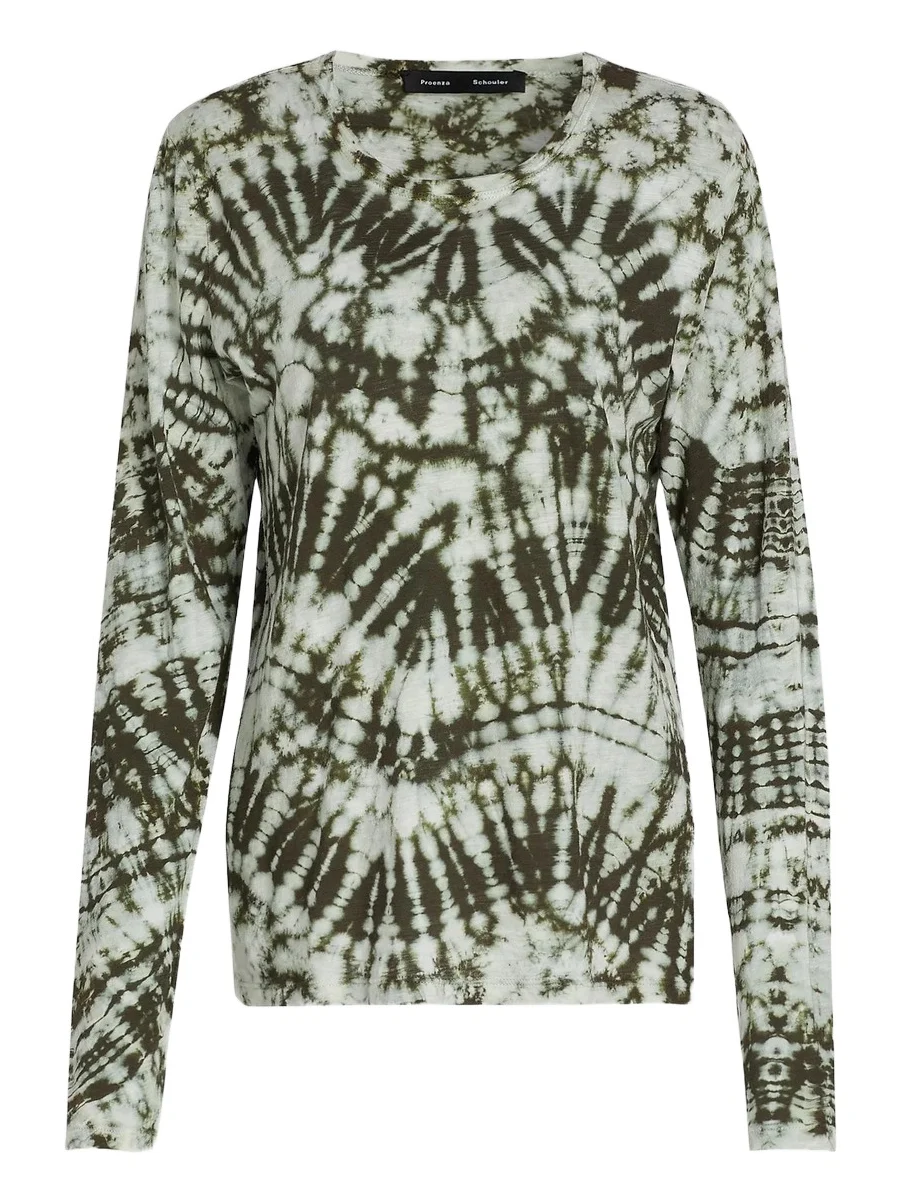 Proenza Schouler Women's Mia Tie-Dye Jersey Top
