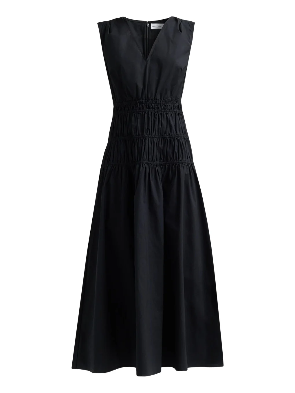 Women's Loren Smocked Poplin Midi-Dress
