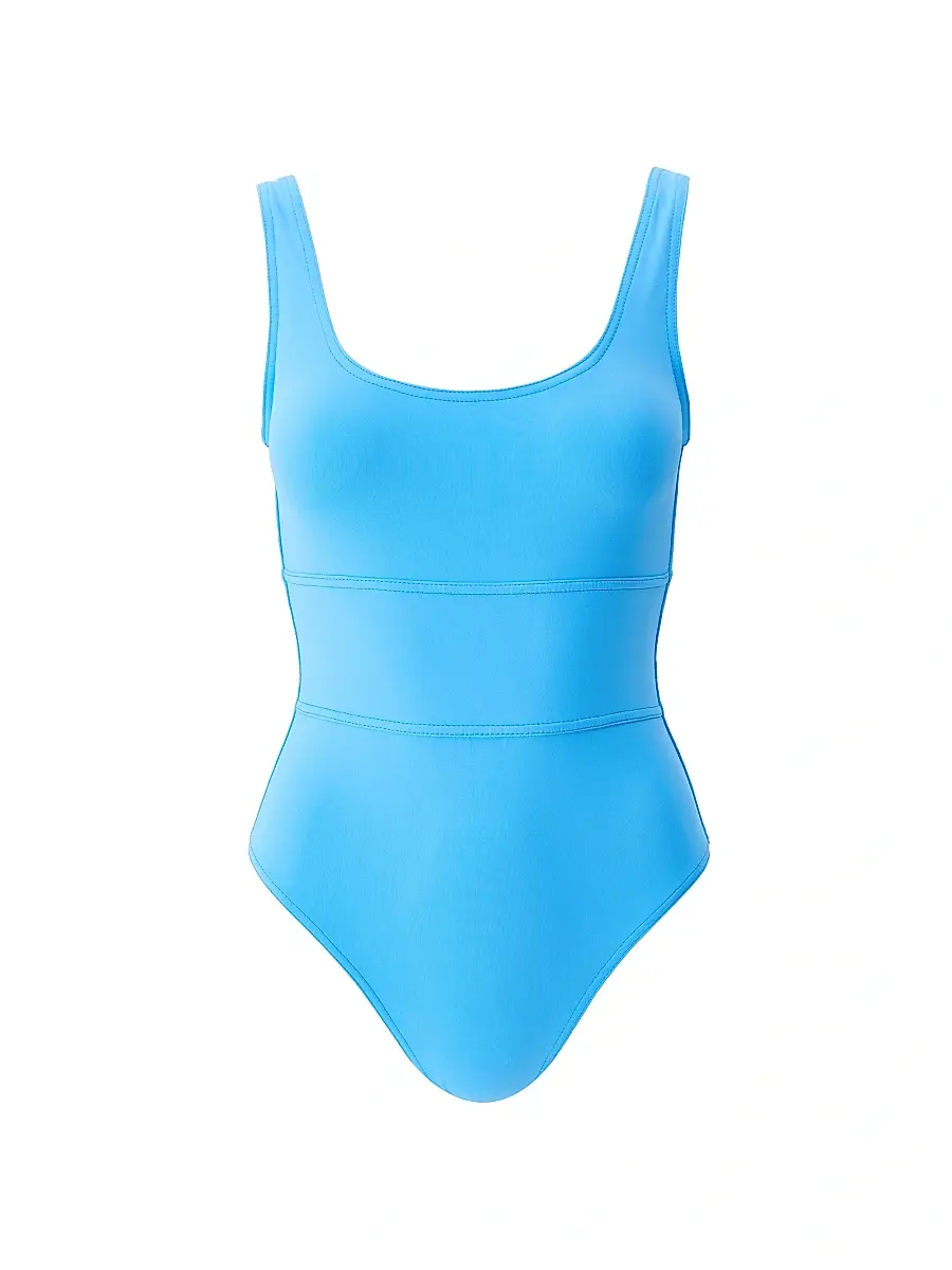 Melissa Odabash Women's Perugia Scoopneck One-Piece Swimsuit - Ocean | Image 1 Melissa Odabash Women's Perugia Scoopneck One-Piece Swimsuit - Ocean | Image 1