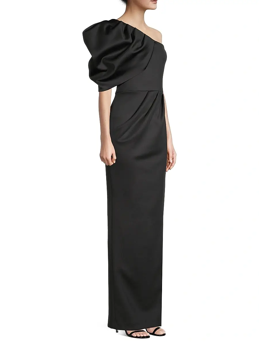 BLACK HALO Women's Egan One-Shoulder Gown | Thumbnail 4