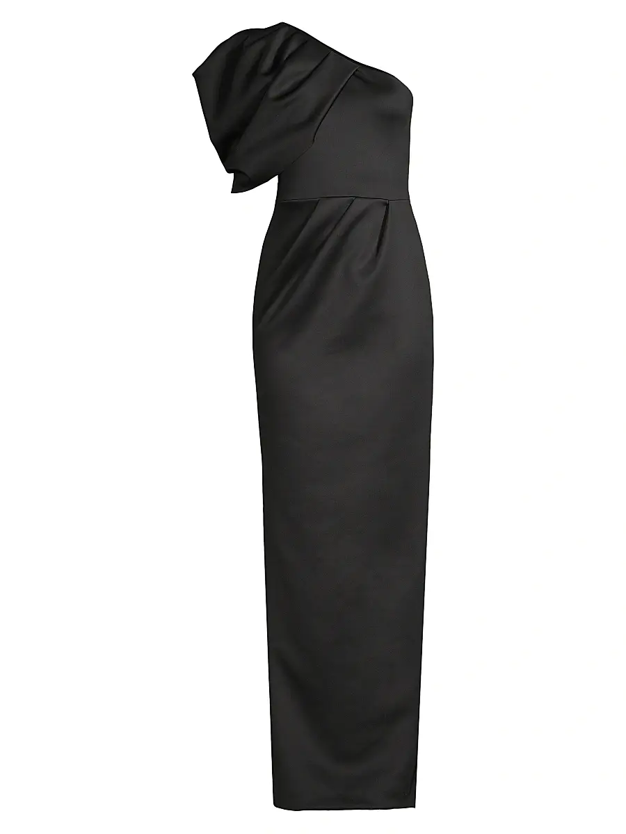 BLACK HALO Women's Egan One-Shoulder Gown