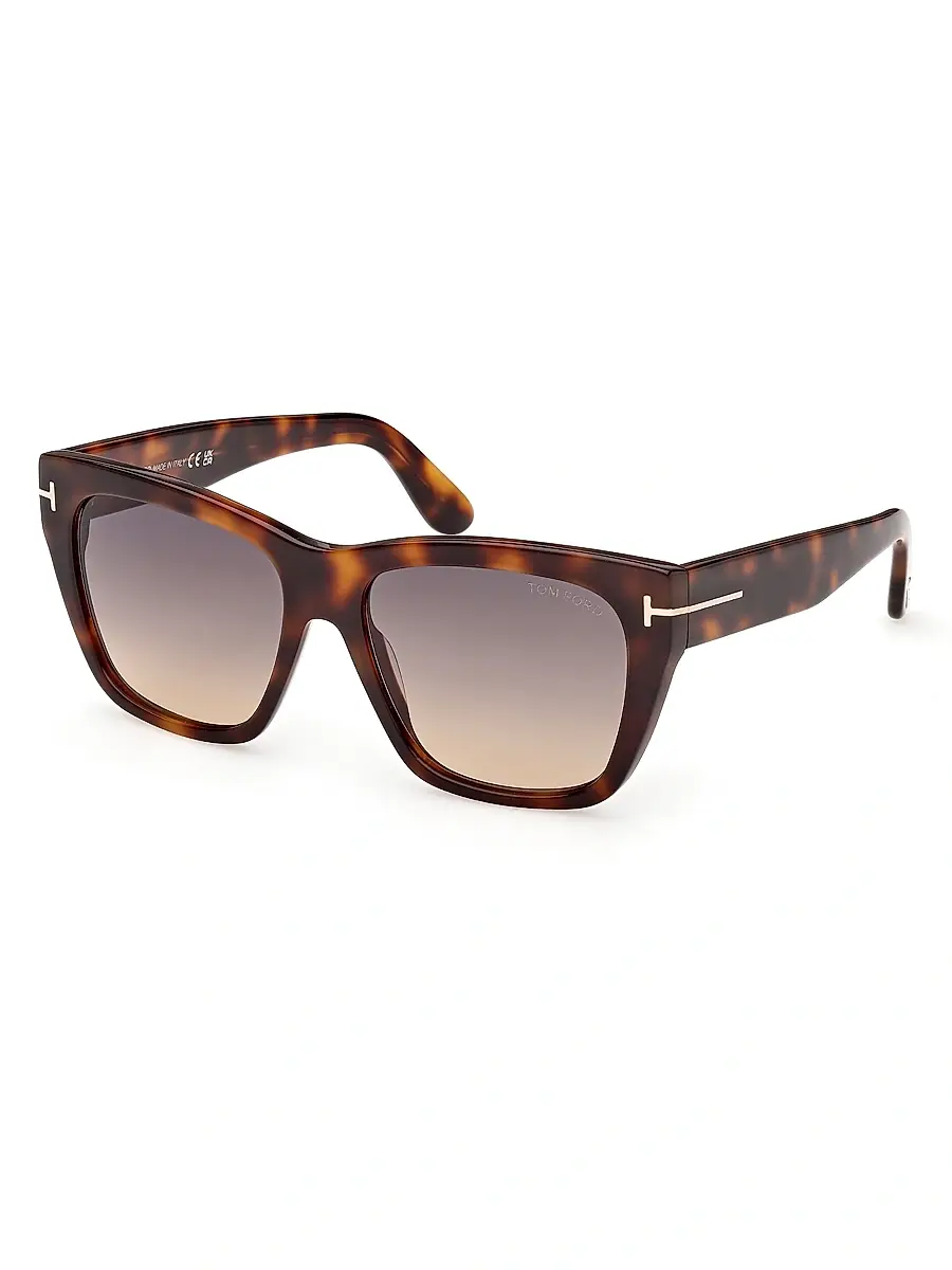 Tom Ford Women's Flynn 55MM Square Sunglasses