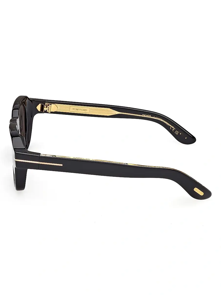 Tom Ford Men's ​ ICON 52MM Rectangular Sunglasses | Thumbnail 3