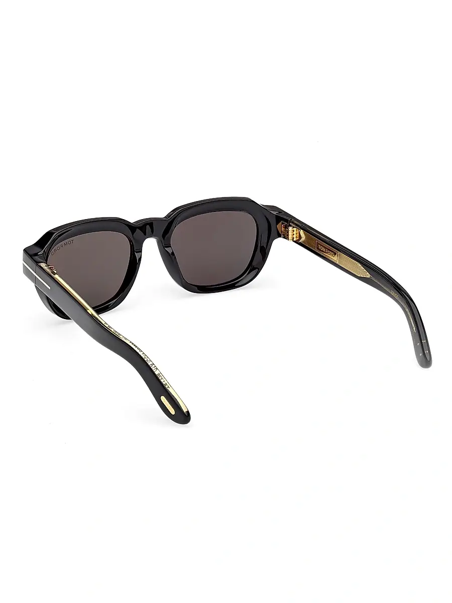 Tom Ford Men's ​ ICON 52MM Rectangular Sunglasses | Thumbnail 4