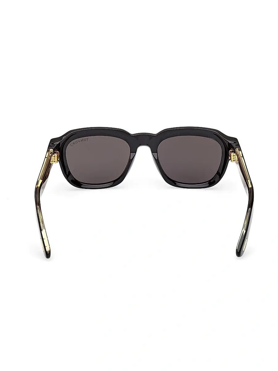 Tom Ford Men's ​ ICON 52MM Rectangular Sunglasses | Thumbnail 5