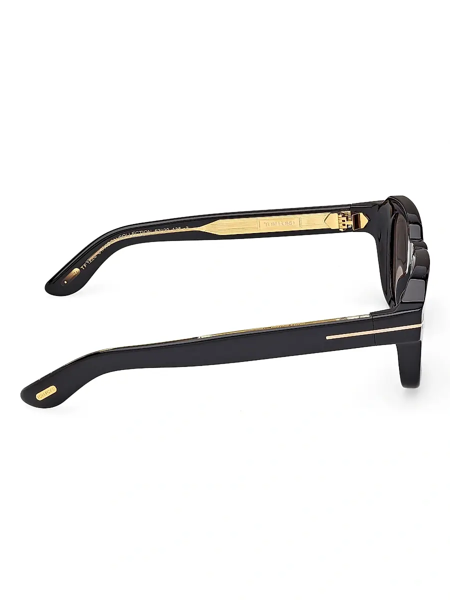 Tom Ford Men's ​ ICON 52MM Rectangular Sunglasses | Thumbnail 7