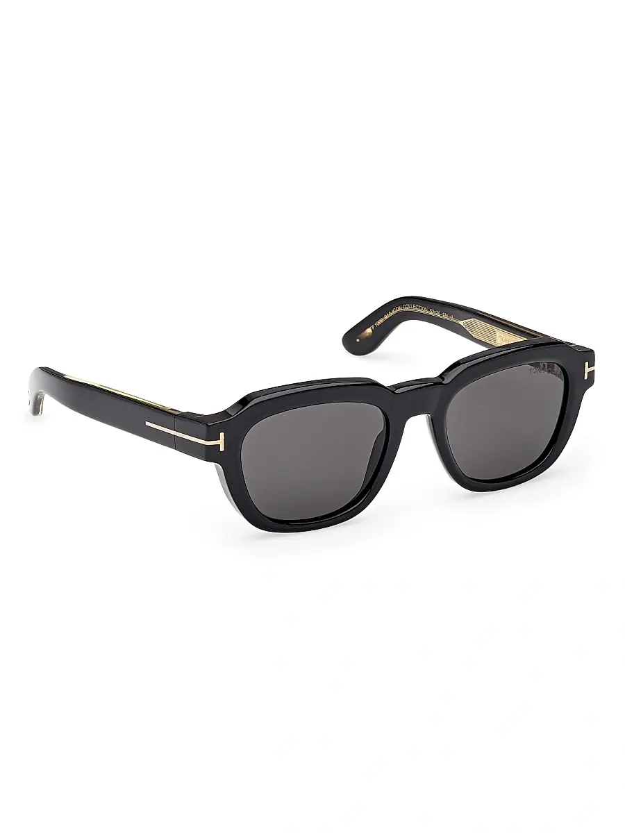 Tom Ford Men's ​ ICON 52MM Rectangular Sunglasses | Thumbnail 8