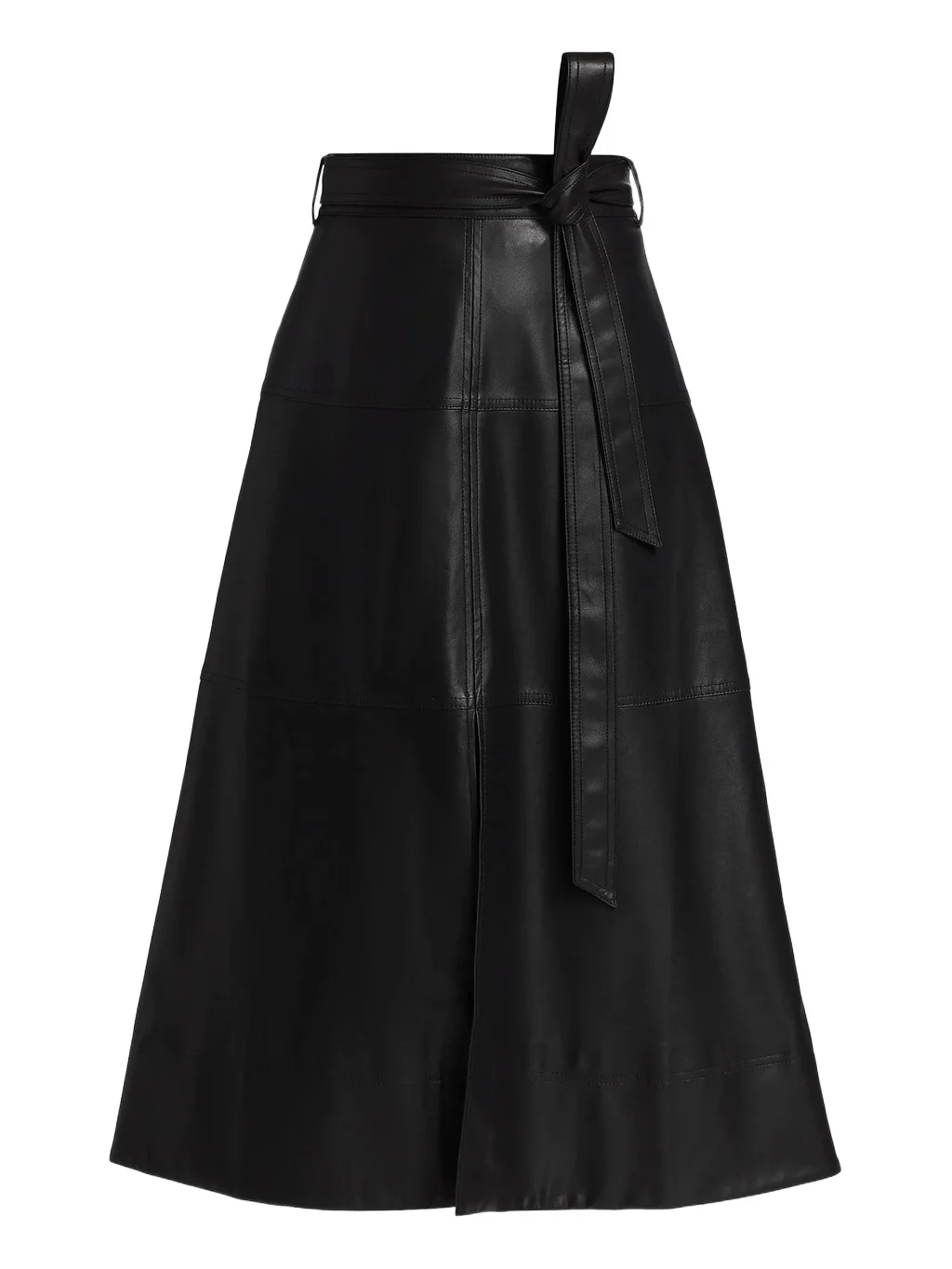 Women's Hudley Faux-Leather Midi-Skirt Women's Hudley Faux-Leather Midi-Skirt