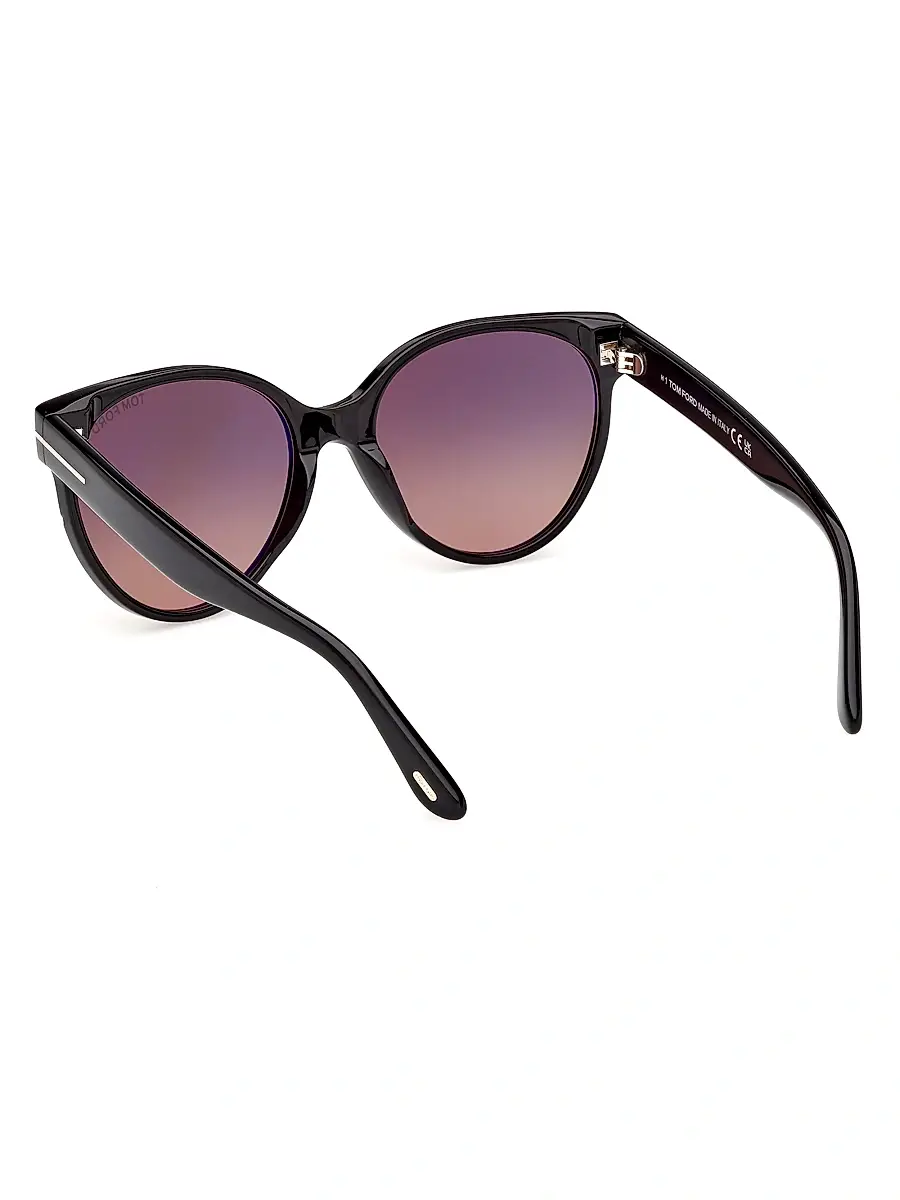 Tom Ford Women's Tallulah 56MM Round Sunglasses | Thumbnail 4 Tom Ford Women's Tallulah 56MM Round Sunglasses | Thumbnail 4