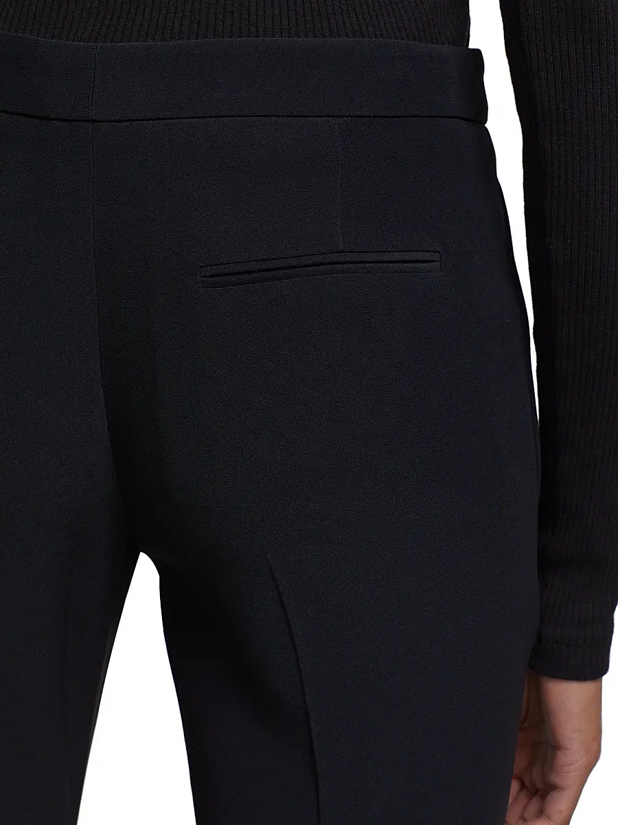 Alexander McQueen Women's Leaf Crepe Cigarette Trousers | Thumbnail 5