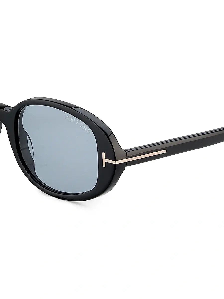 Tom Ford Women's Iggy 49MM Oval Sunglasses | Thumbnail 3