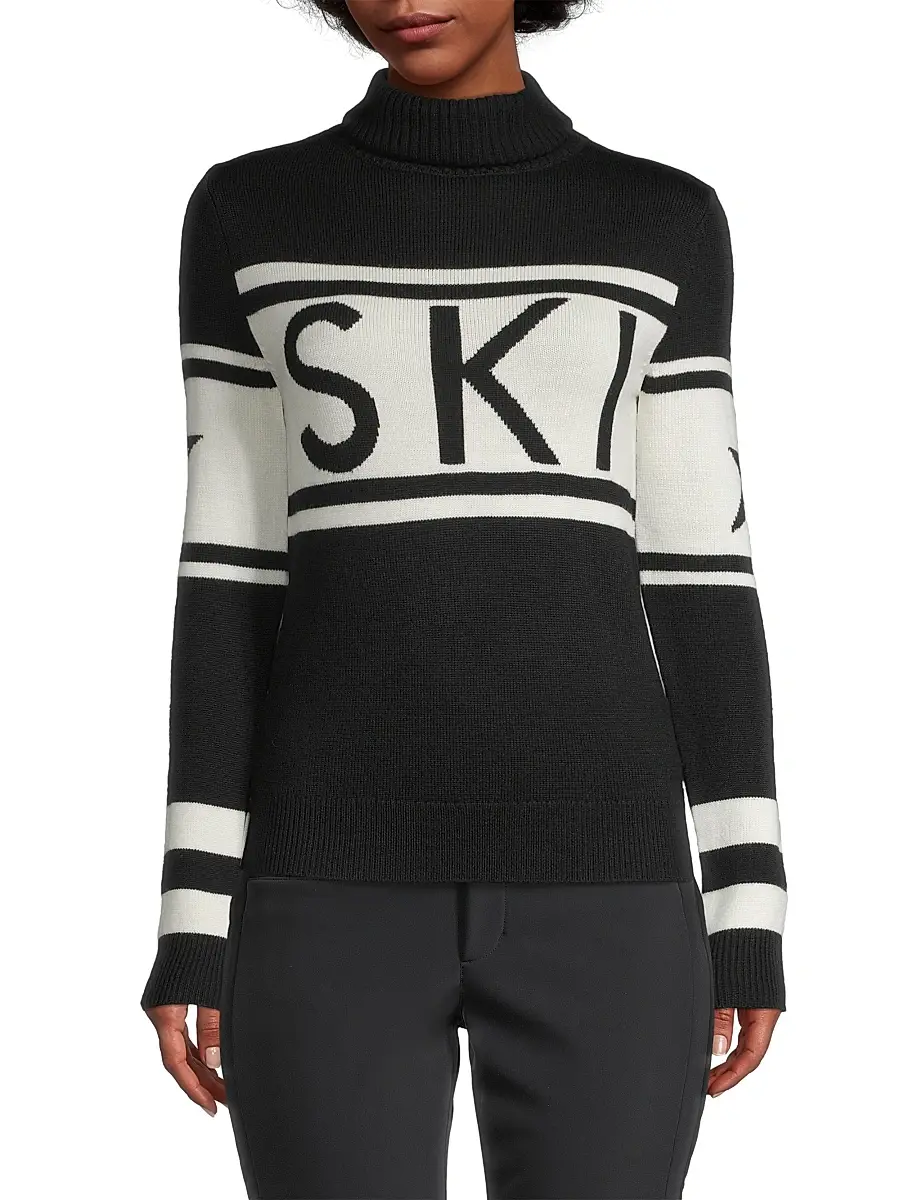Perfect Moment Women's "Ski" Wool Turtleneck Sweater | Thumbnail 3 Perfect Moment Women's "Ski" Wool Turtleneck Sweater | Thumbnail 3