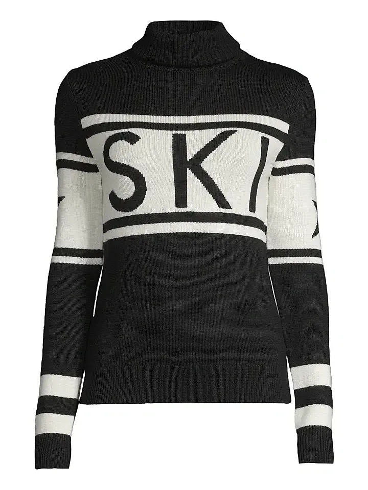 Women's "Ski" Wool Turtleneck Sweater