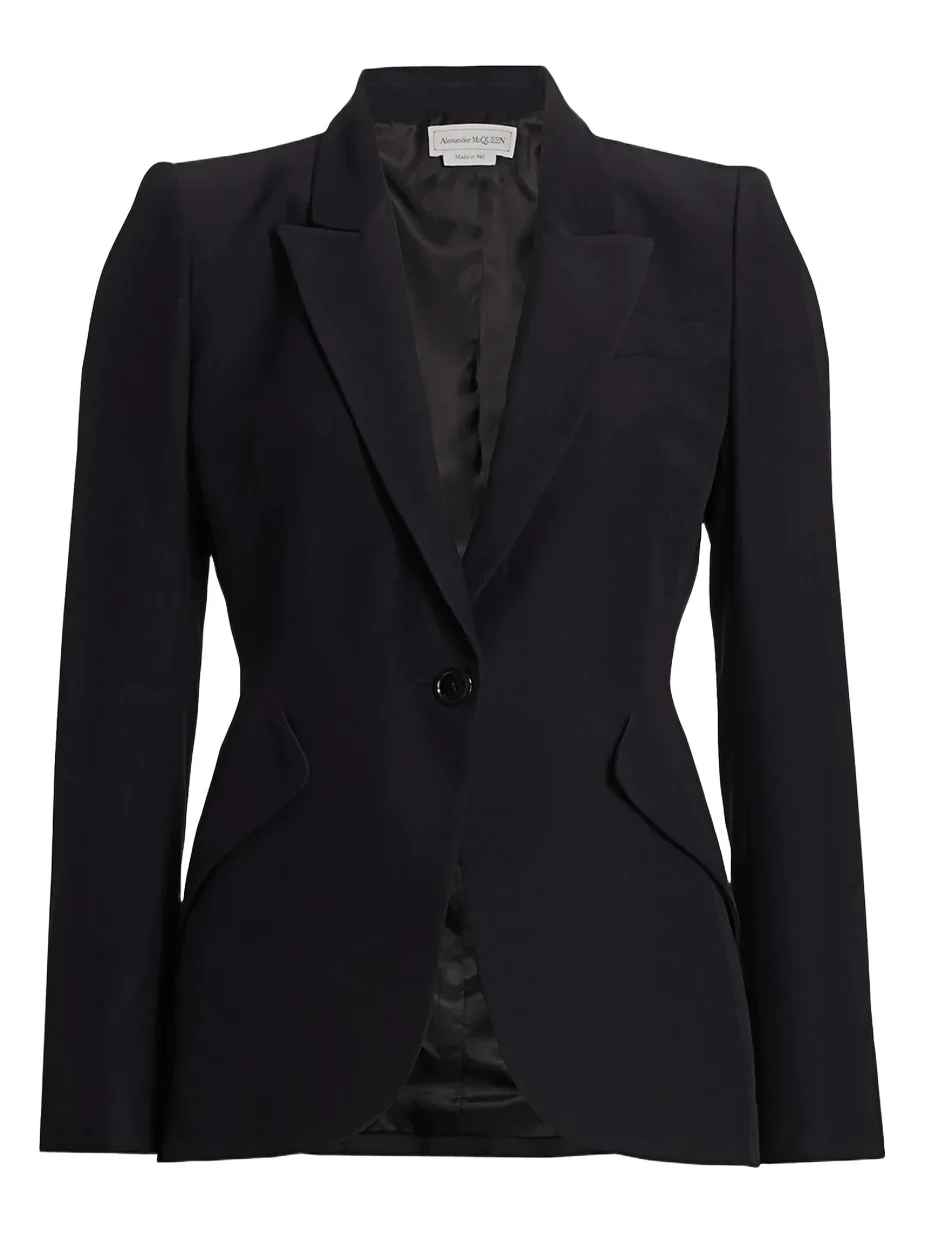Alexander McQueen Women's Tailored Peak-Lapel Jacket