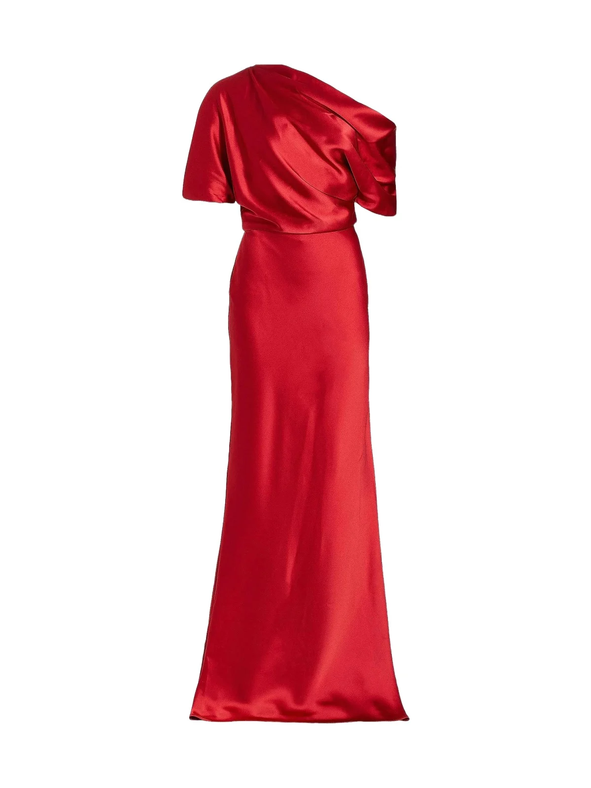 Women's Satin One-Shoulder Gown Women's Satin One-Shoulder Gown