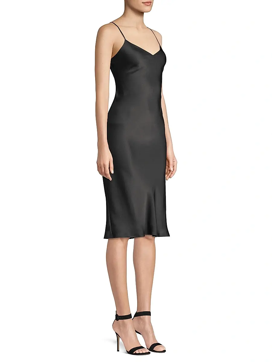 L'Agence Women's Jodie Silk Slip Dress | Thumbnail 2