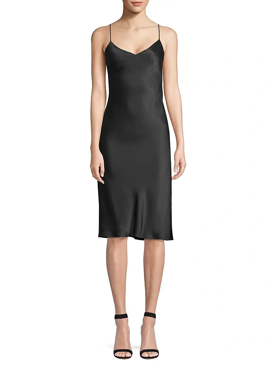 L'Agence Women's Jodie Silk Slip Dress | Thumbnail 3