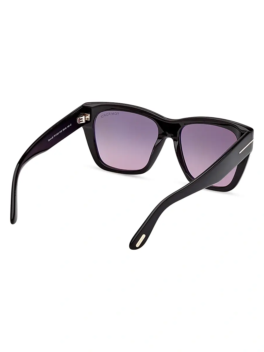 Tom Ford Women's Flynn 55MM Square Sunglasses | Thumbnail 6
