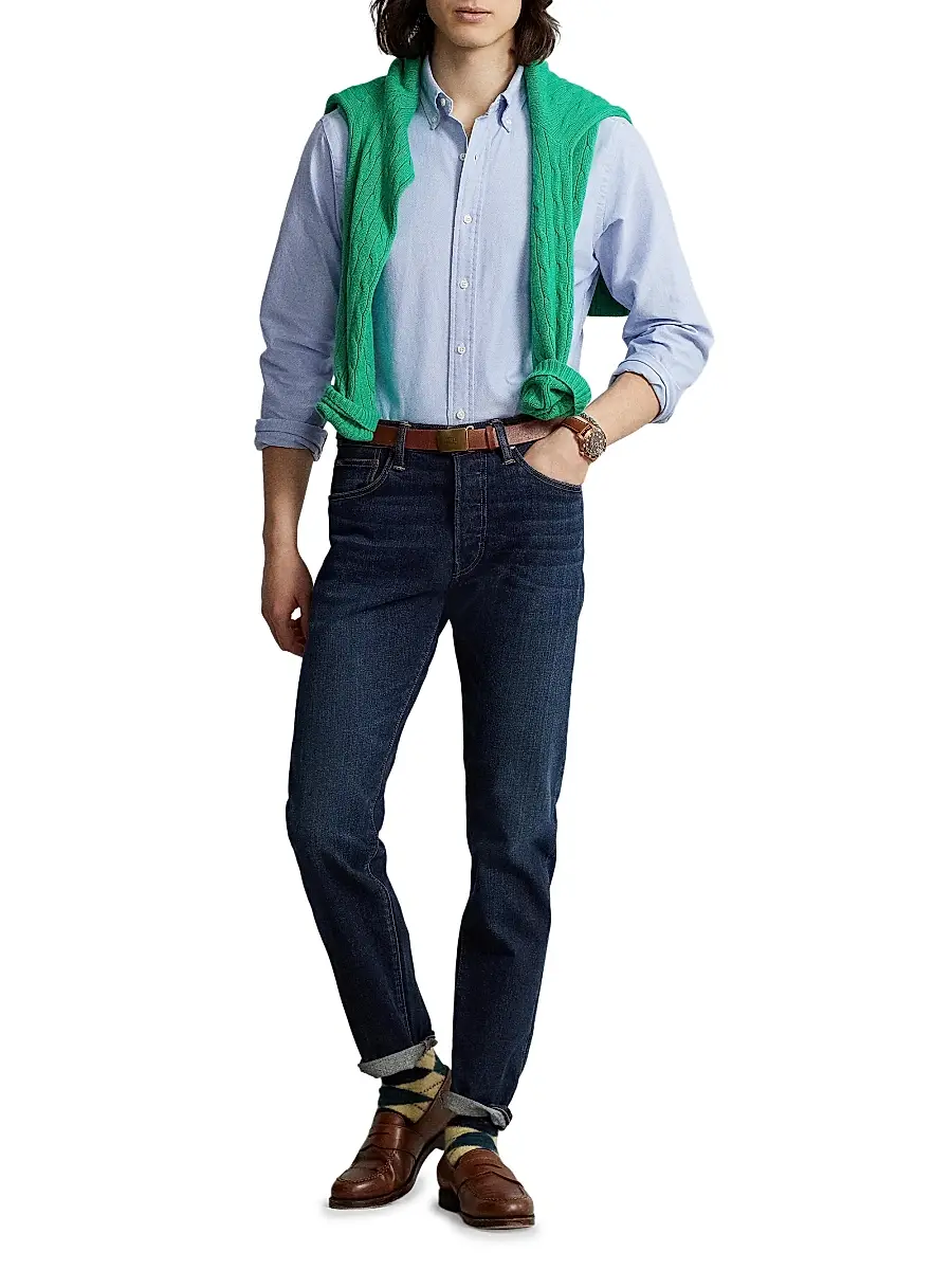 Polo Ralph Lauren Men's Classic-Fit Cotton Oxford Shirt | Thumbnail 6 Polo Ralph Lauren Men's Classic-Fit Cotton Oxford Shirt | Thumbnail 6