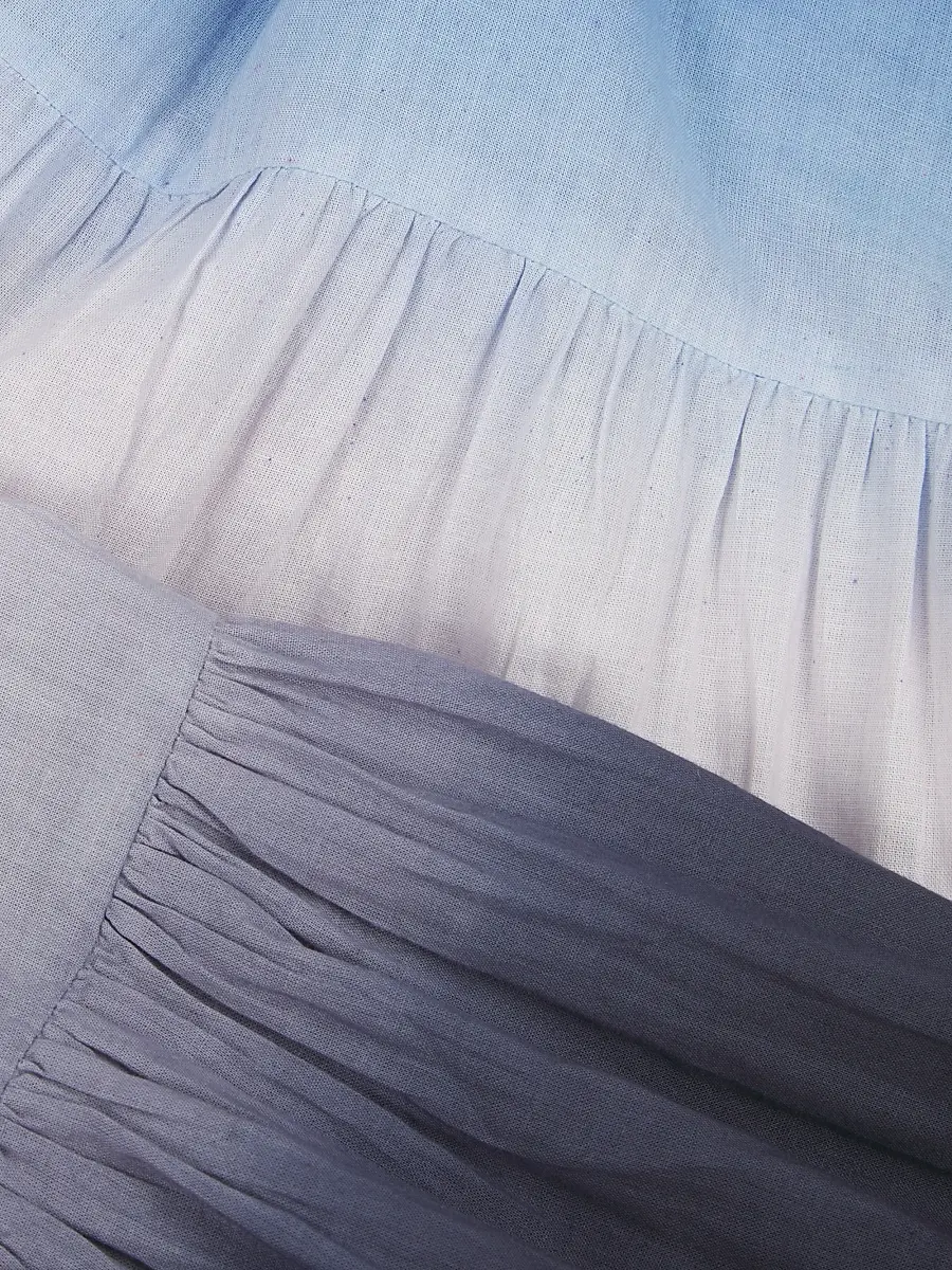 Kobi Halperin Women's Arabella Dip-Dye Cotton Midi-Dress | Thumbnail 6