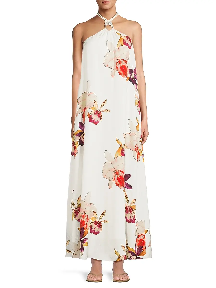 Kobi Halperin Women's Jennie Halterneck Maxi Dress | Thumbnail 3 Kobi Halperin Women's Jennie Halterneck Maxi Dress | Thumbnail 3
