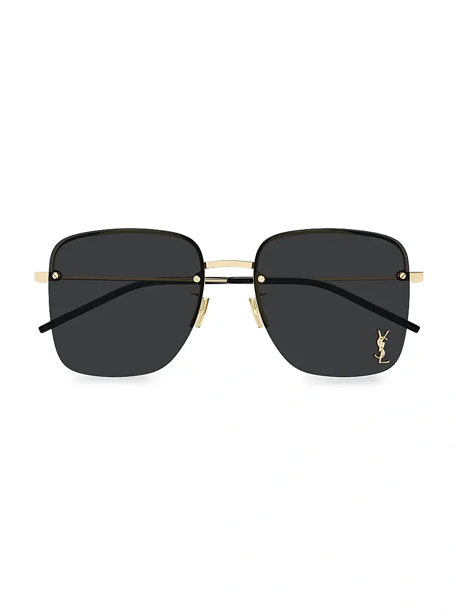 Saint Laurent Women's Color Animation 58MM Rimless Square Sunglasses | Thumbnail 3 Saint Laurent Women's Color Animation 58MM Rimless Square Sunglasses | Thumbnail 3