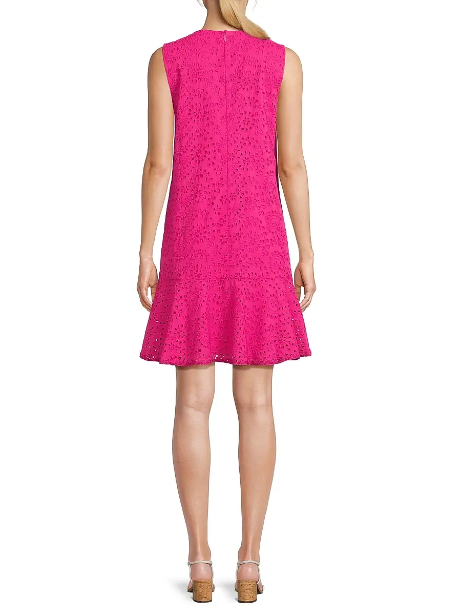 Kobi Halperin Women's Leora Cotton Eyelet Shift Dress | Thumbnail 5 Kobi Halperin Women's Leora Cotton Eyelet Shift Dress | Thumbnail 5