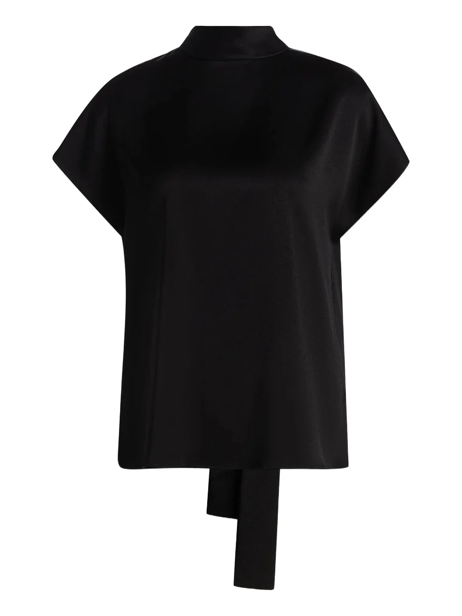 Ungaro Women's Corey Tie-Detail Satin Blouse