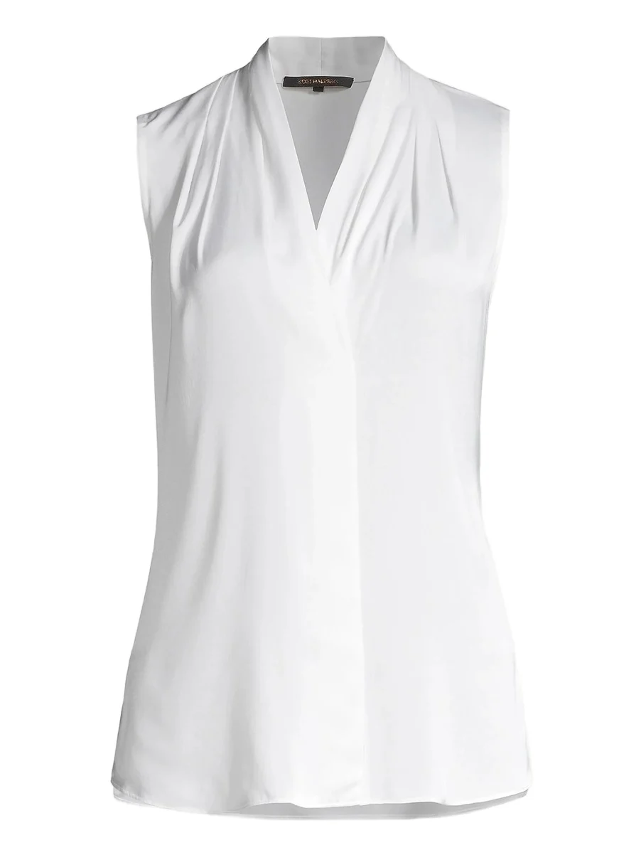 Women's Mila Sleeveless Silk-Blend Blouse