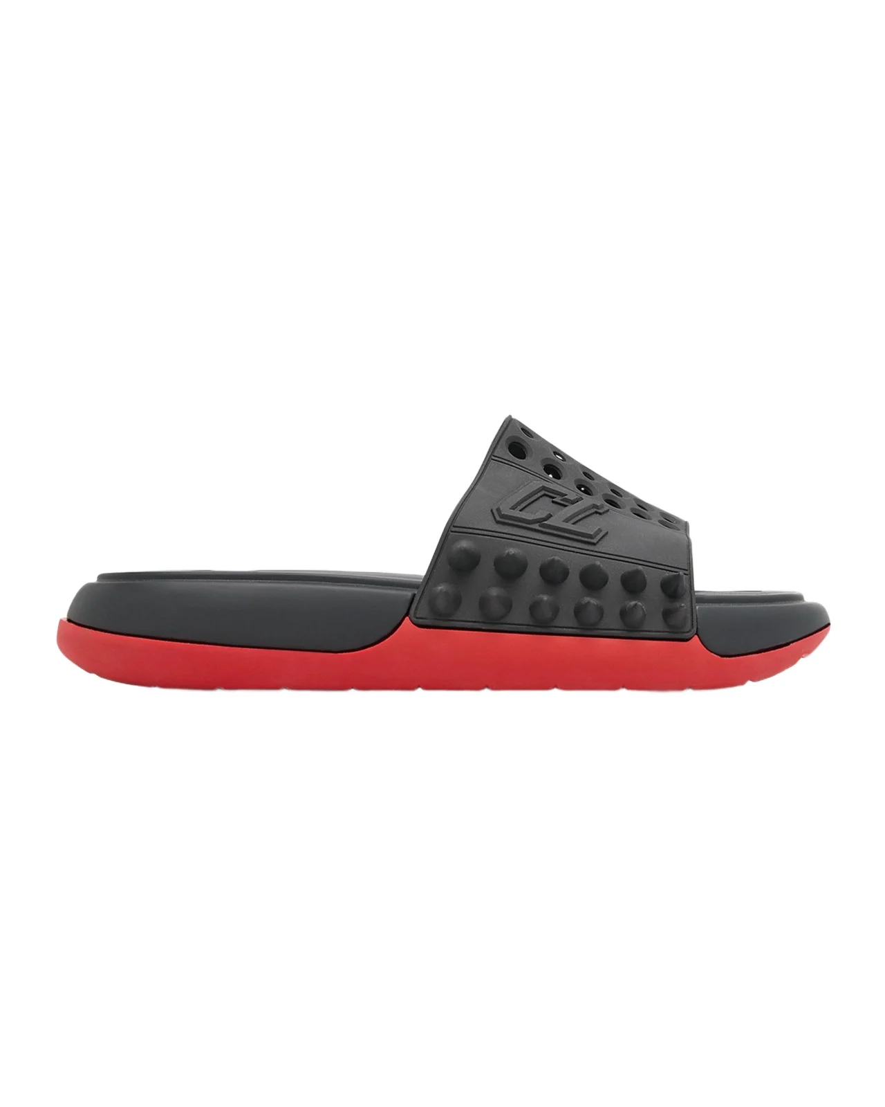 Christian Louboutin Men's Take It Easy Rubber Slide Sandals