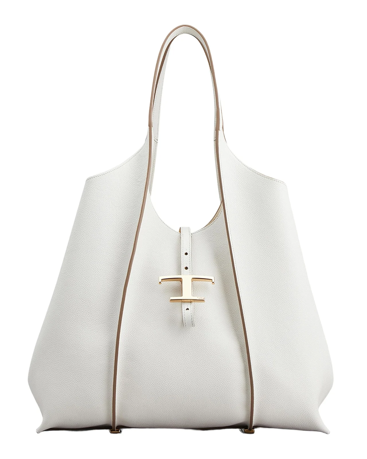 Tod's Medium Leather T Timeless Tote Shopping Bag