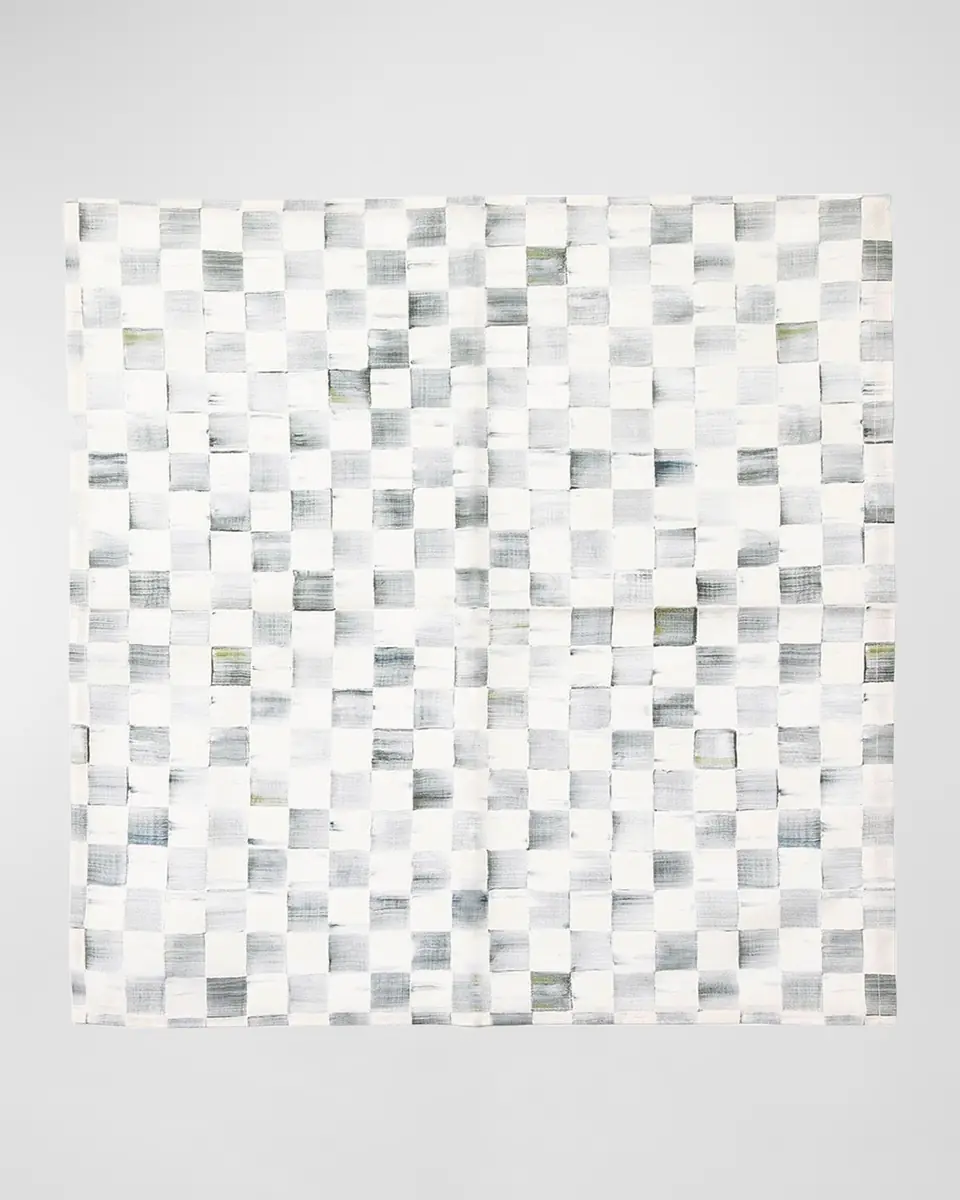 MacKenzie-Childs Sterling Check Napkin | Thumbnail 2 MacKenzie-Childs Sterling Check Napkin | Thumbnail 2